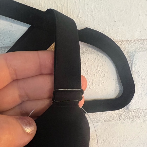 NWT Soma Enbliss Full Coverage Underwire Bra 36 D Black Back Hook #0070 - Picture 4 of 12